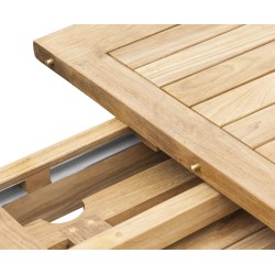 Brompton Bijou Extendable Teak Table, Single-Leaf – 1.2 - 1.8m