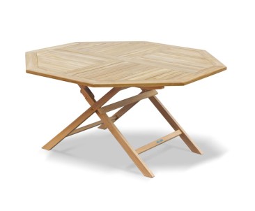 Suffolk 5ft Folding Octagonal Garden Table – 1.5m 2