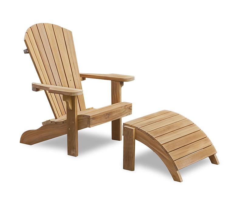 Bear Chair, Teak Wood Adirondack Chair