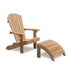 Bear Chair, Teak Wood Adirondack Chair