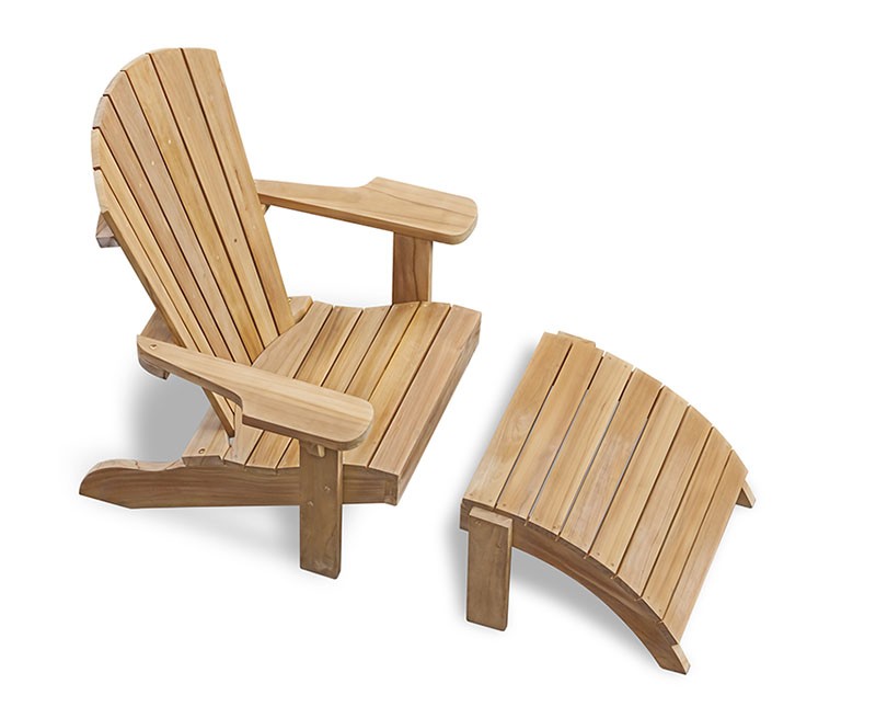 Bear Chair, Teak Wood Adirondack Chair