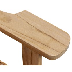 Bear Chair, Teak Wood Adirondack Chair