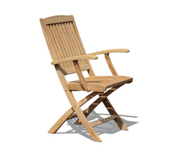 Bali Teak Folding Armchair 2