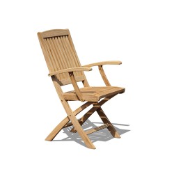 Bali Foldable Wooden Patio Chair
