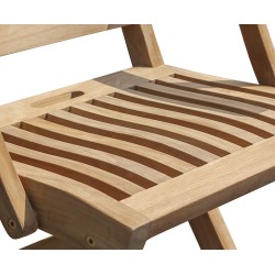 Bali Teak Armchair, Cupped Seat