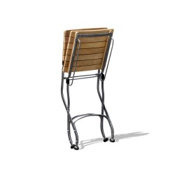 Fully folding bistro chair