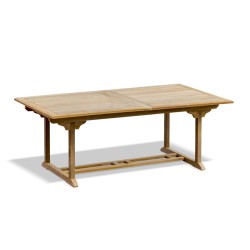 Dorchester Extending Outdoor Dining Table, Double-Leaf – 2 - 3m