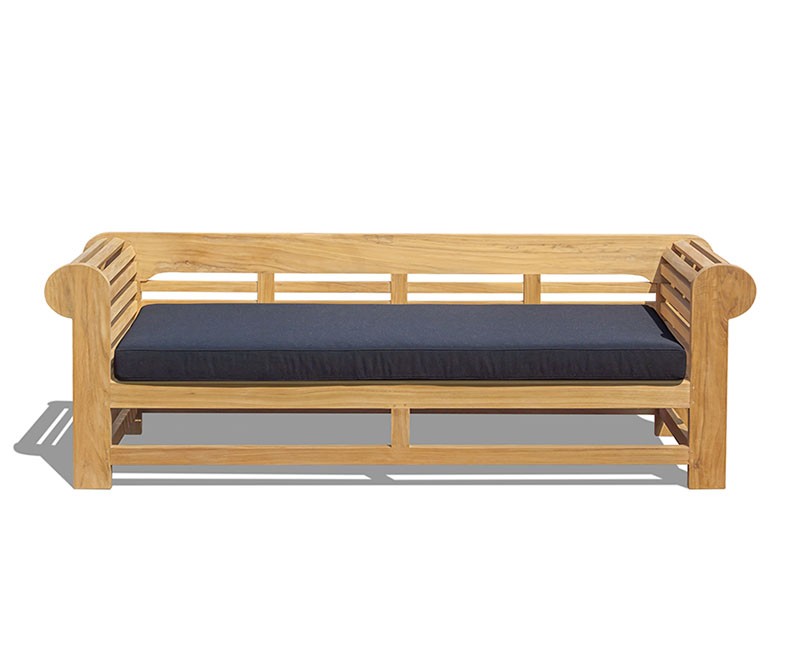 Lutyens-Style Day Bed with Cushion Mattress