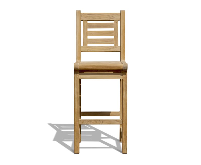 Canfield Teak Bar Chair