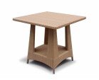 Riviera Rattan Square Dining Table, Flat Weave – 0.8m