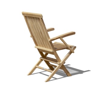 Ashdown Folding Garden Armchair, Teak wood 2