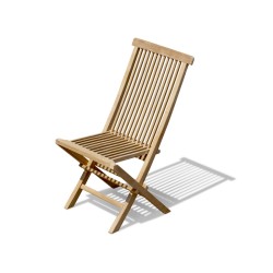 Ashdown High-back Garden Chair, Foldable, Teak