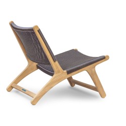 Amalfi Teak Loom Woven Lounge Chair