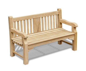 Balmoral Teak 1.5m Central Panel Bench 2