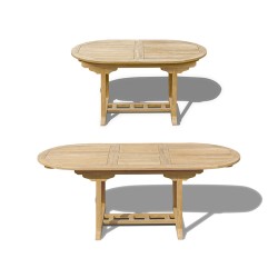Bali Bijou Extending Outdoor Dining Table