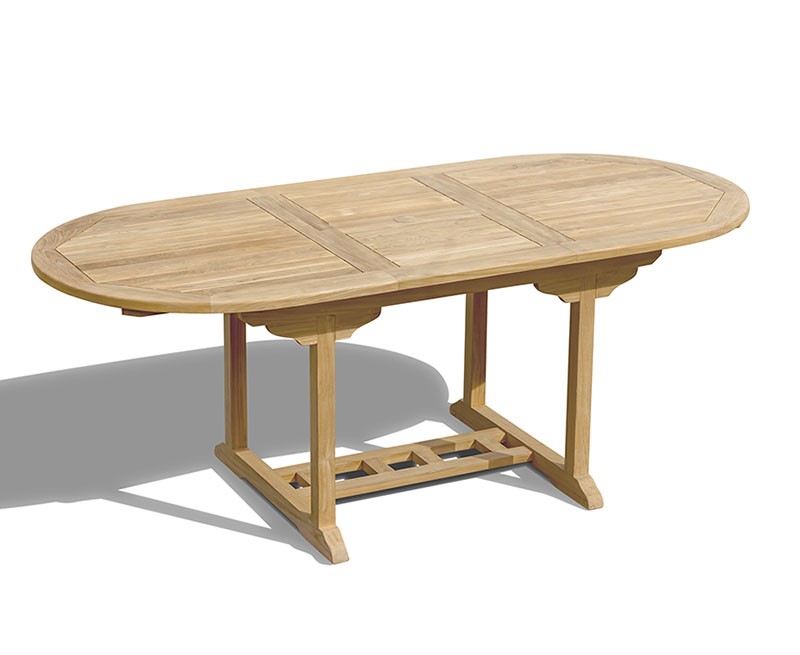 Bali Bijou Extendable Teak Table, Single-Leaf - 1.5-2m Bali Bijou Extendable Teak Table, Single-Leaf - 1.5-2m