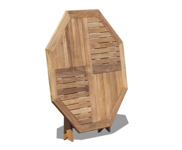 Suffolk 4ft Folding Octagonal Garden Table – 1.2m 2