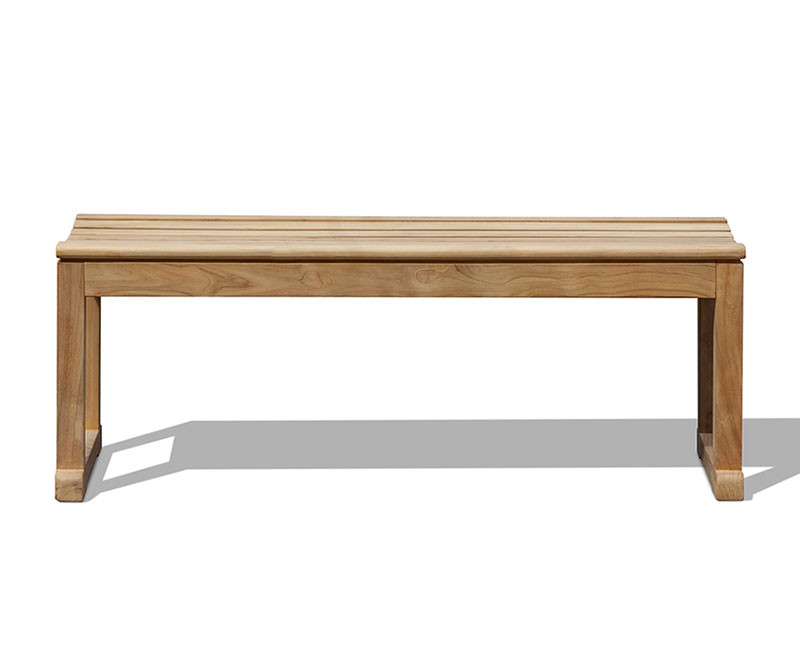 Westminster Teak Backless Bench – 1.2m