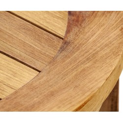 Contemporary Kidney-shaped Table, Outdoor Curved Coffee Table