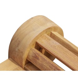 Teak Lutyens-Style Coffee Table with shelf