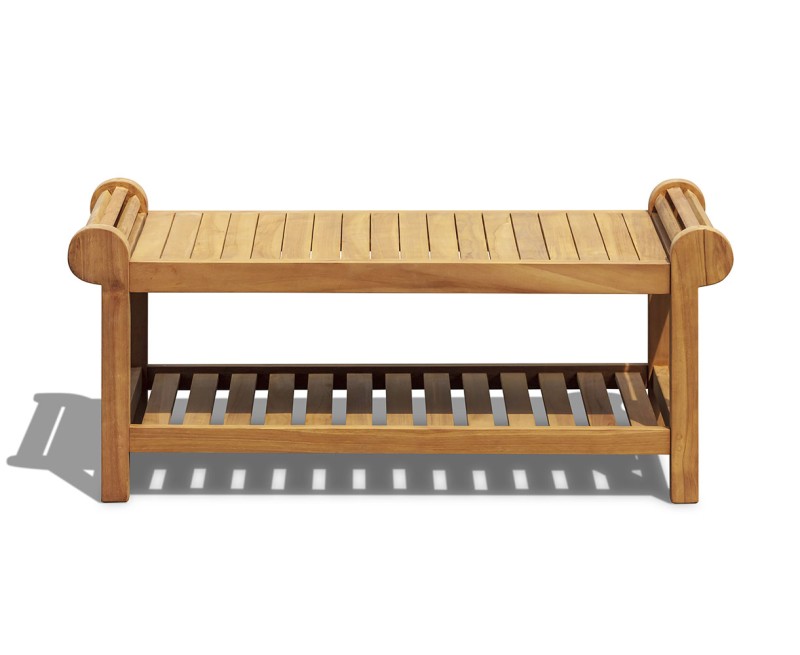 Teak Lutyens-Style Coffee Table with...