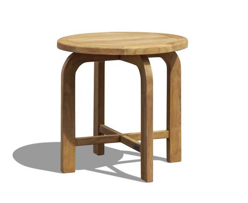 Capri Solid Wood Side Table, Teak