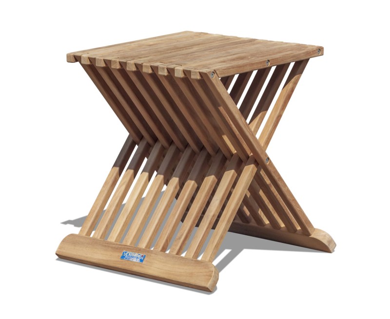 Chelsea Teak Garden Footstool / Side... Chelsea Teak Garden Footstool / Side...