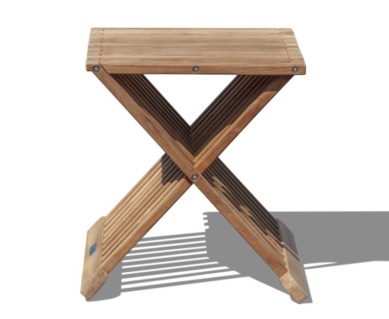 Chelsea Teak Garden Footstool / Side... Chelsea Teak Garden Footstool / Side...