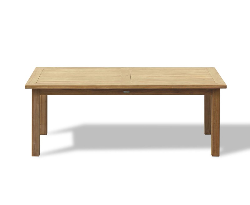 Balmoral Teak Chunky Rectangular Garden Table – 2m