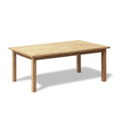 Balmoral Teak Chunky Rectangular Garden Table – 2m