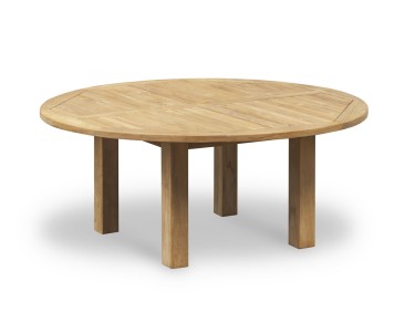 Titan 6ft Solid Teak Round Patio Table – 1.8m 2