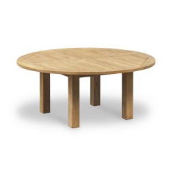 Titan 6ft Solid Teak Round Patio Table – 1.8m