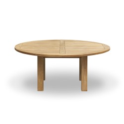 Titan 6ft Solid Teak Round Patio Table – 1.8m