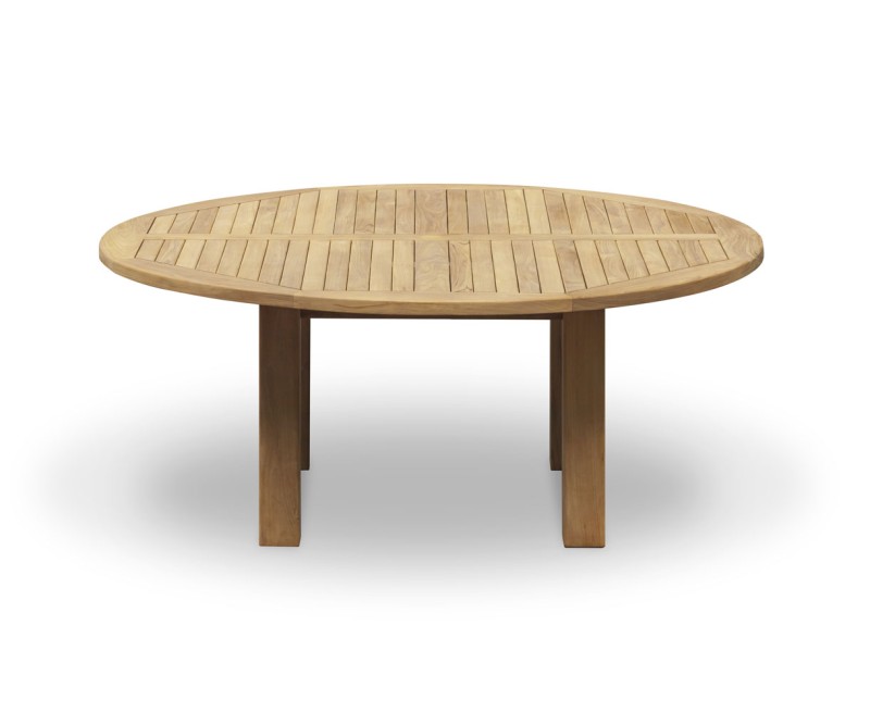 Titan 6ft Solid Teak Round Patio Table – 1.8m Titan 6ft Solid Teak Round Patio Table – 1.8m