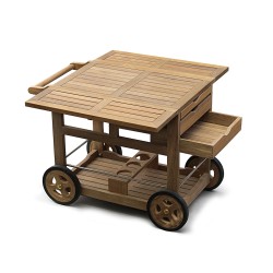 Drinks Trolley, Teak Wood