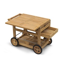 Drinks Trolley, Teak Wood