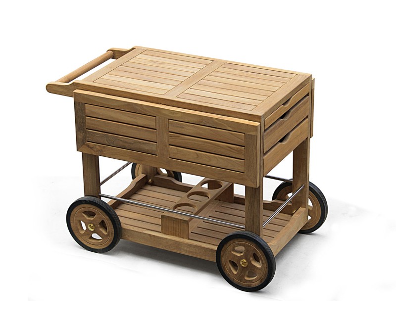 Drinks Trolley, Teak Wood Drinks Trolley, Teak Wood