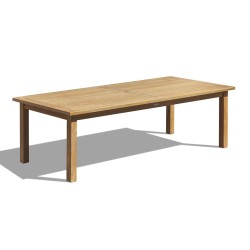 Balmoral Teak Rectangular Garden Table – 2.5m