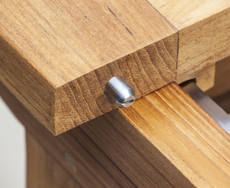 Teak Bar Cart with Ice Buckets