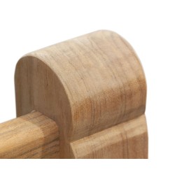 Hyde Park Teak Sled Bench - 2.4m