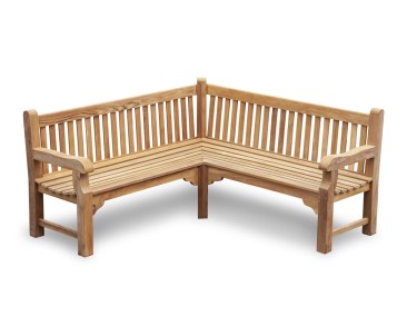 Balmoral Teak Corner Bench - 1.8m 2