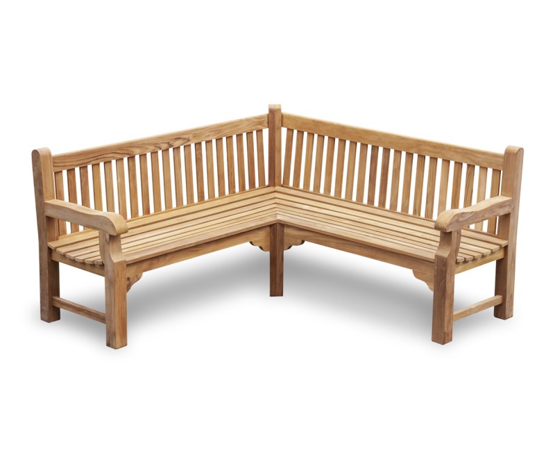 Balmoral Teak Corner Bench - 1.8m Balmoral Teak Corner Bench - 1.8m