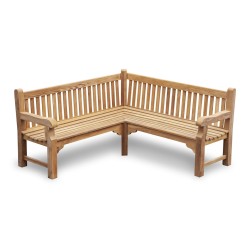 Balmoral Teak Corner Bench - 1.8m
