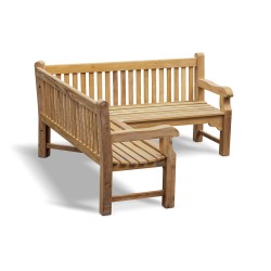 Balmoral Teak Corner Bench - 1.8m
