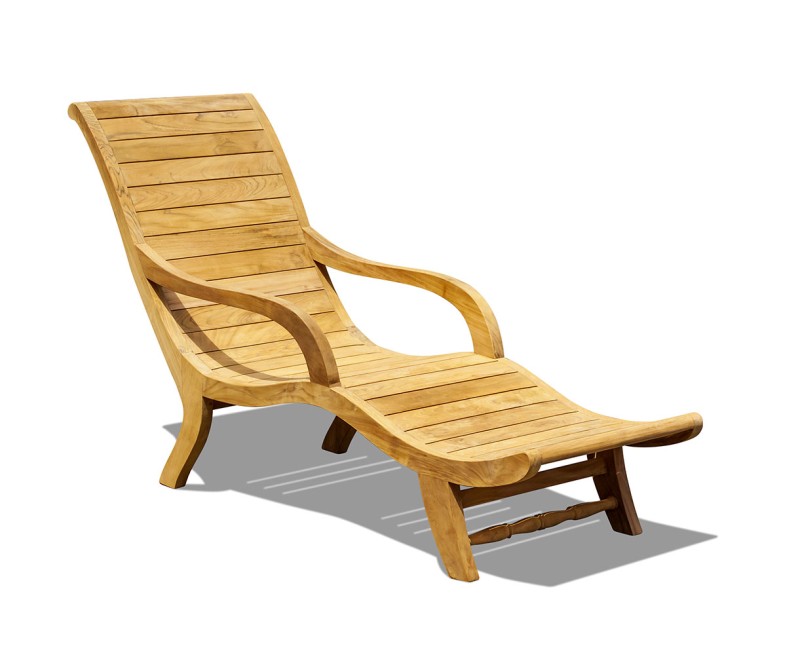 Capri Sun Lounger - Reclaimed Teak