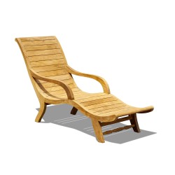 Capri Sun Lounger - Reclaimed Teak