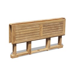 Shelley 5ft Teak Gateleg Drop Leaf Table – 1.5m