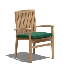 Bali Teak Stacking Garden Chair