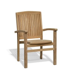 Bali Teak Stacking Garden Chair