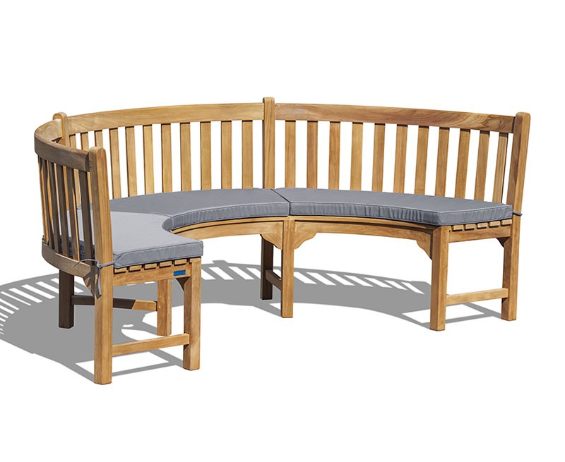 Henley Teak Semi-Circle Bench Henley Teak Semi-Circle Bench
